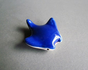 CHOOSE Chopsticks Rest Cartoon Chopsticks Holder Little Stingray Blue Gift Animal Fish Figurine Handmade Ceramic Craft Sculpture Mini Art