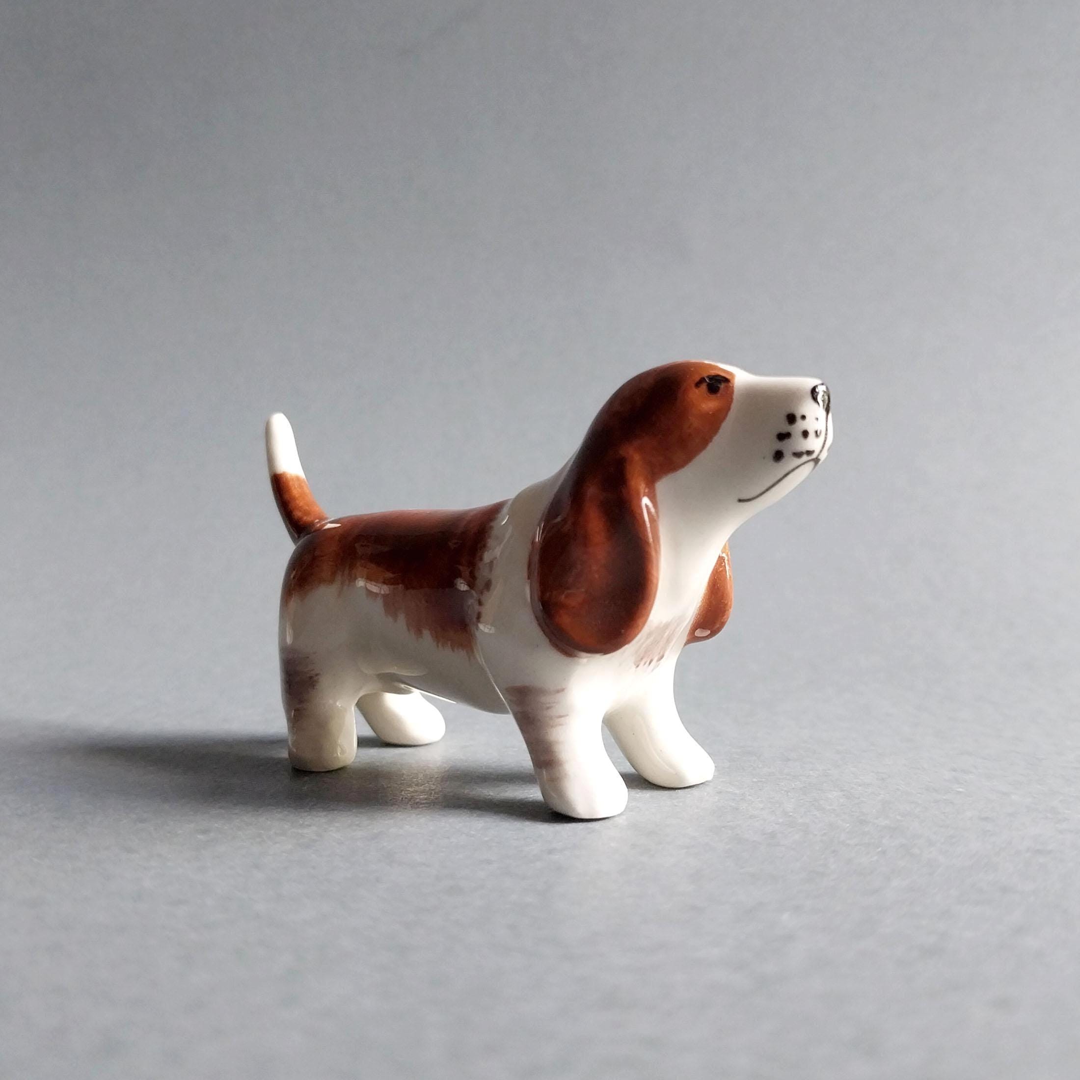 陶器製 バセットハウンド 置物 ボトル Ceramic basset hound - Etsy 日本