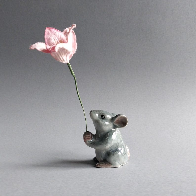 Whimsical Ceramic Animal Bud Vases / Incense Holders - Cute Desk Decor ...