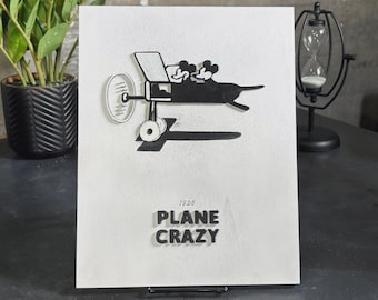 Vintage 1998 Enesco “plane Crazy” Mickey Mouse Music Box. - Etsy