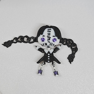 3D Printed Wednesday Doll: Articulated Creepy Fidget Toy