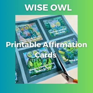 Printable Affirmation Cards - Wise Owls
