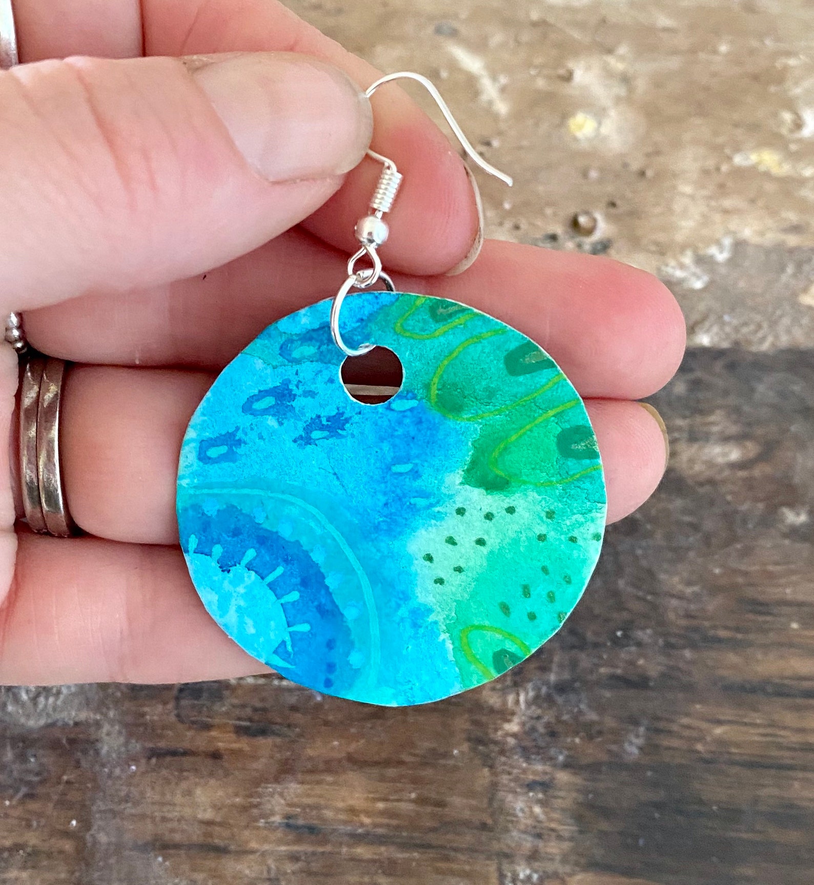 Tutorial, How to Make Paper Earrings Etsy