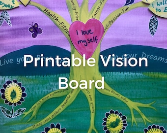 Vision Board Kit, Printable