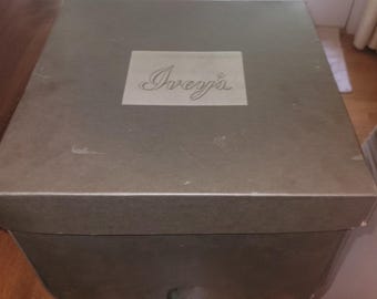 Antique Ivey's Hat Box