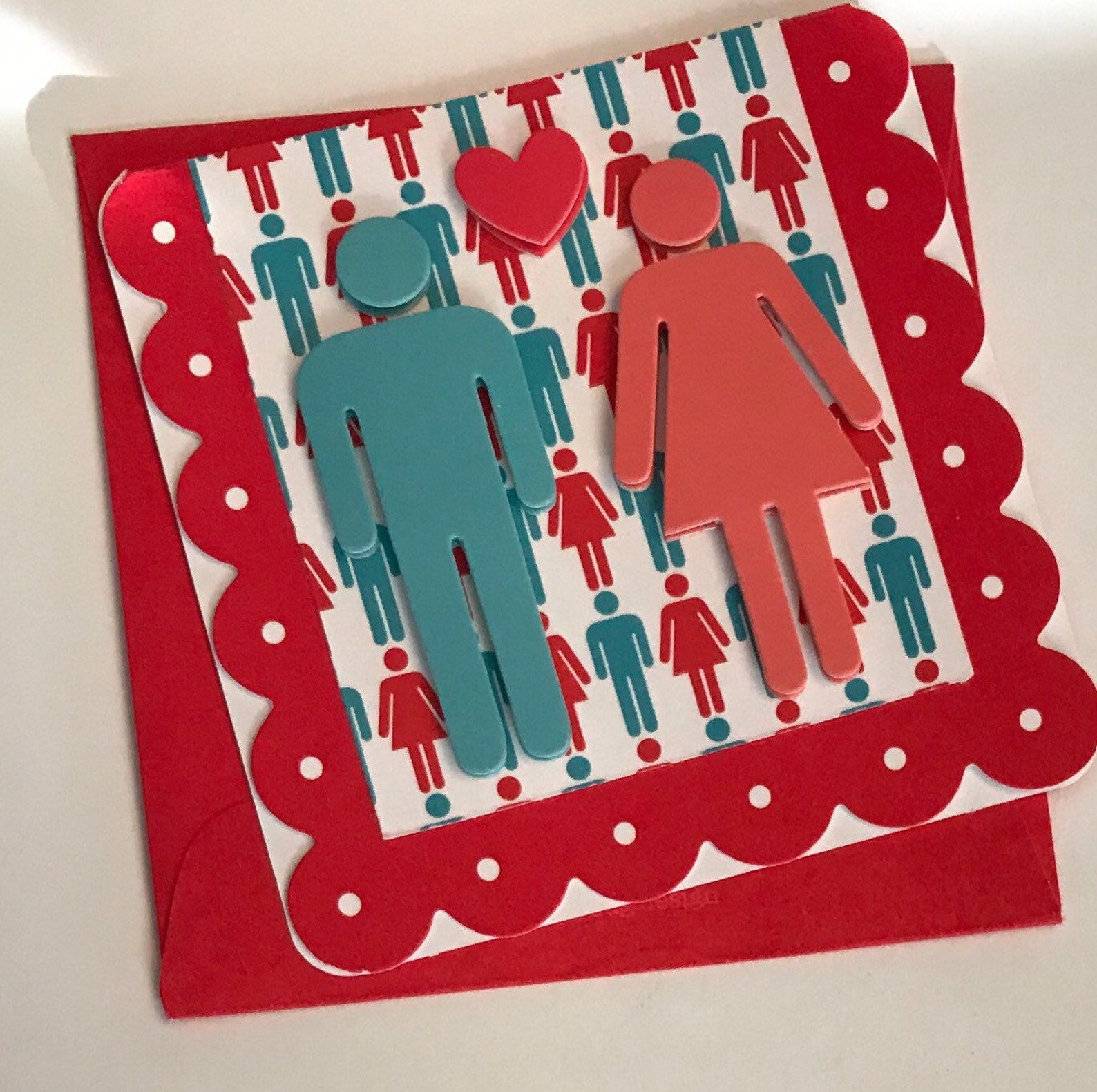 Set of 4 Small Greeting Cards Etsy UK