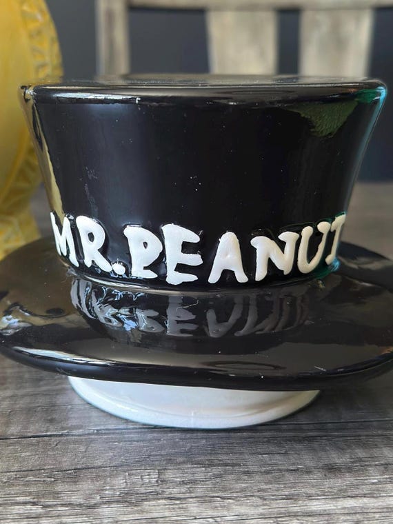 Vintage Mr. Peanut Cookie Jar: Planters Advertising Collectible - Etsy