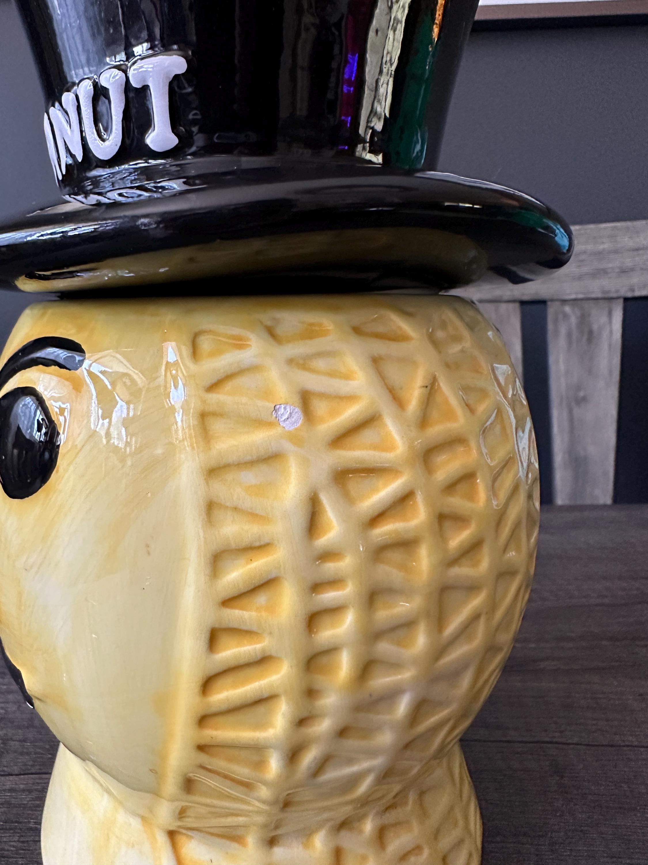 MR.PEANUT ミスターピーナッツ クッキージャー 陶器 ミスター