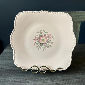 Vintage Grindley &quot;Peach Petal&quot; Platter: English Ironstone Cottagecore Serving Dish