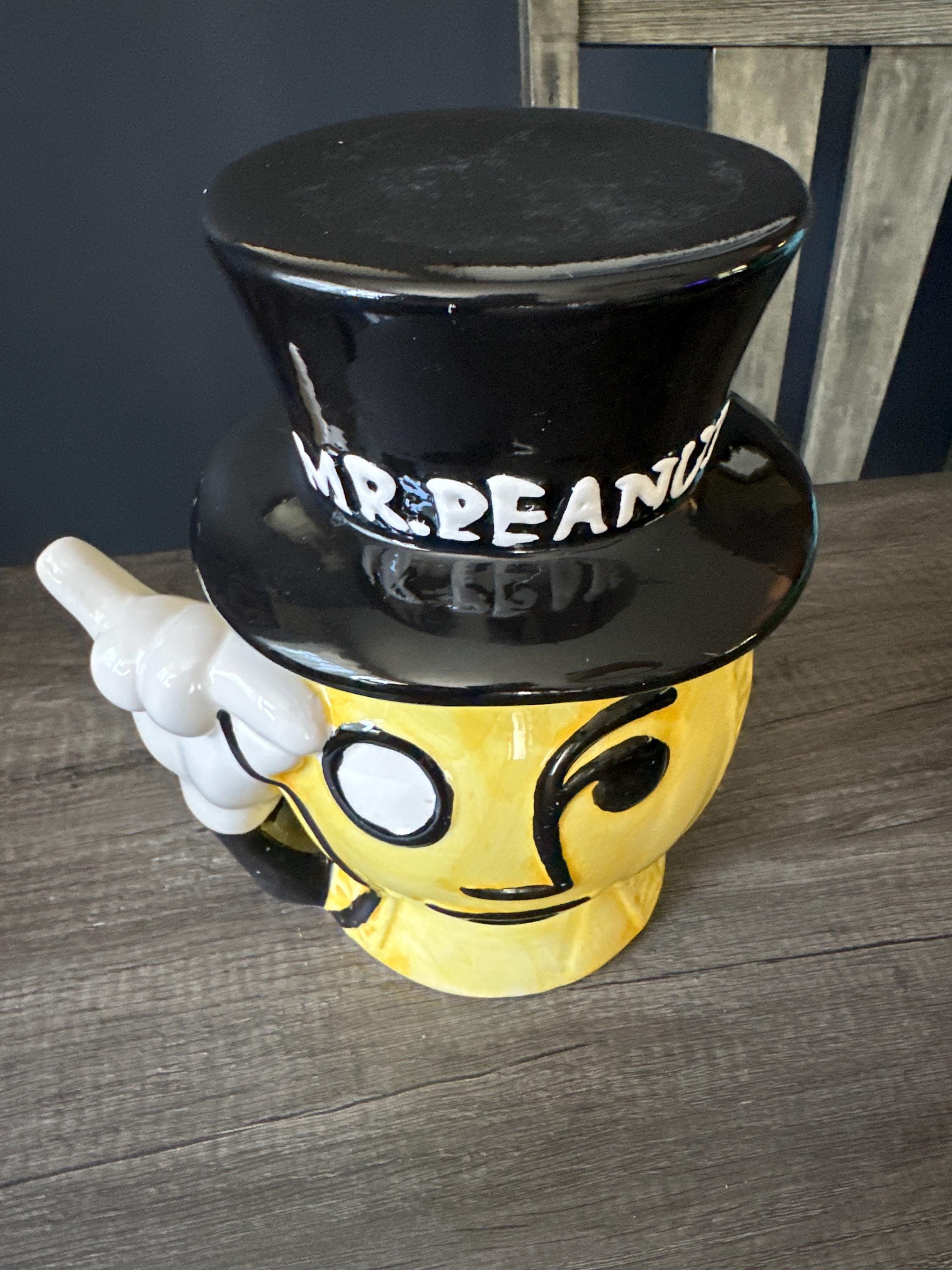 Vintage Mr. Peanut Cookie Jar: Planters Advertising Collectible - Etsy