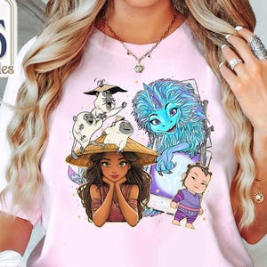 Vintage Disney Raya Shirt, Raya And The Last Dragon Tshirt, Disney Birthday Girl Matching Trip, Magic Kingdom, Raya Tshirt, Dragon Sisu Cute