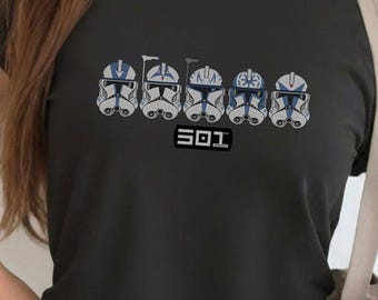 Star Wars 501st Legion Clone Trooper Tee, Disney Hollywood Studios 2026 Trip, Captain Rex The Bad Batch, May The Force Be With You Shirt