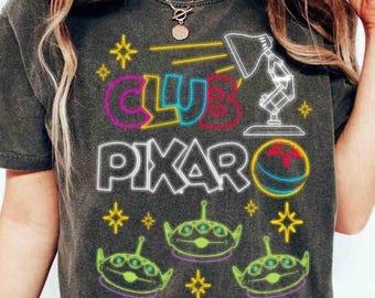 Camiseta de Toy Story Aliens de Disney Pixar Club, Fiesta de juegos Pixar Pals, Grupo Intensa-Mente, Camiseta Pixar Fest 2026, Monster Inc, Disneyland Resort
