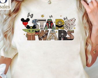 Retro Disney Family Star Wars Shirt, May The Force Be With You Tshirt, Disney Family Trip, Star Wars Day 2026 Matching, Galaxy's Edge Trip