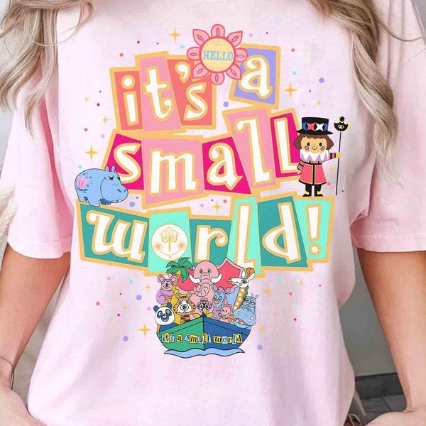 Retro Patel Fantasyland Park It's A Small World-shirt, Disney Dreams-shirt, Disneyland Family Matching T-shirt, WDW Vacation-shirt