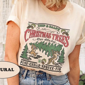 Vintage Chip N Dale Double Trouble Christmas Shirt, Funny Disney Couples Tshirt, Mickey&#39;s Very Merry Christmas Sweatshirt, The Magic Kingdom