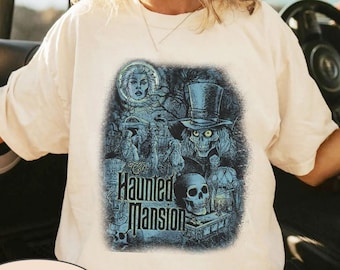 Vintage Disney The Haunted Mansion Shirt, Hitchhiking Ghosts Leota Tshirt, Mickey's Not So Scary Halloween Party, Fall Vibes, Spooky Season