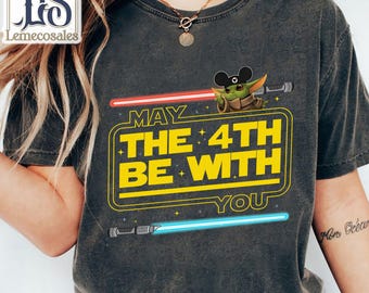 Vintage Disney Star Wars Shirt, May The 4Th Be With You Retro Tshirt, Star Wars Day, Disneyland Family Vacation 2026, Galaxy's Edge Trip