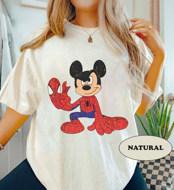 Disney Mickey Custom Marvel Spider Man Shirt, Mickey And Friends Marvel Costume Tshirt, Disneyland Family Trip Matching, Marvel Book