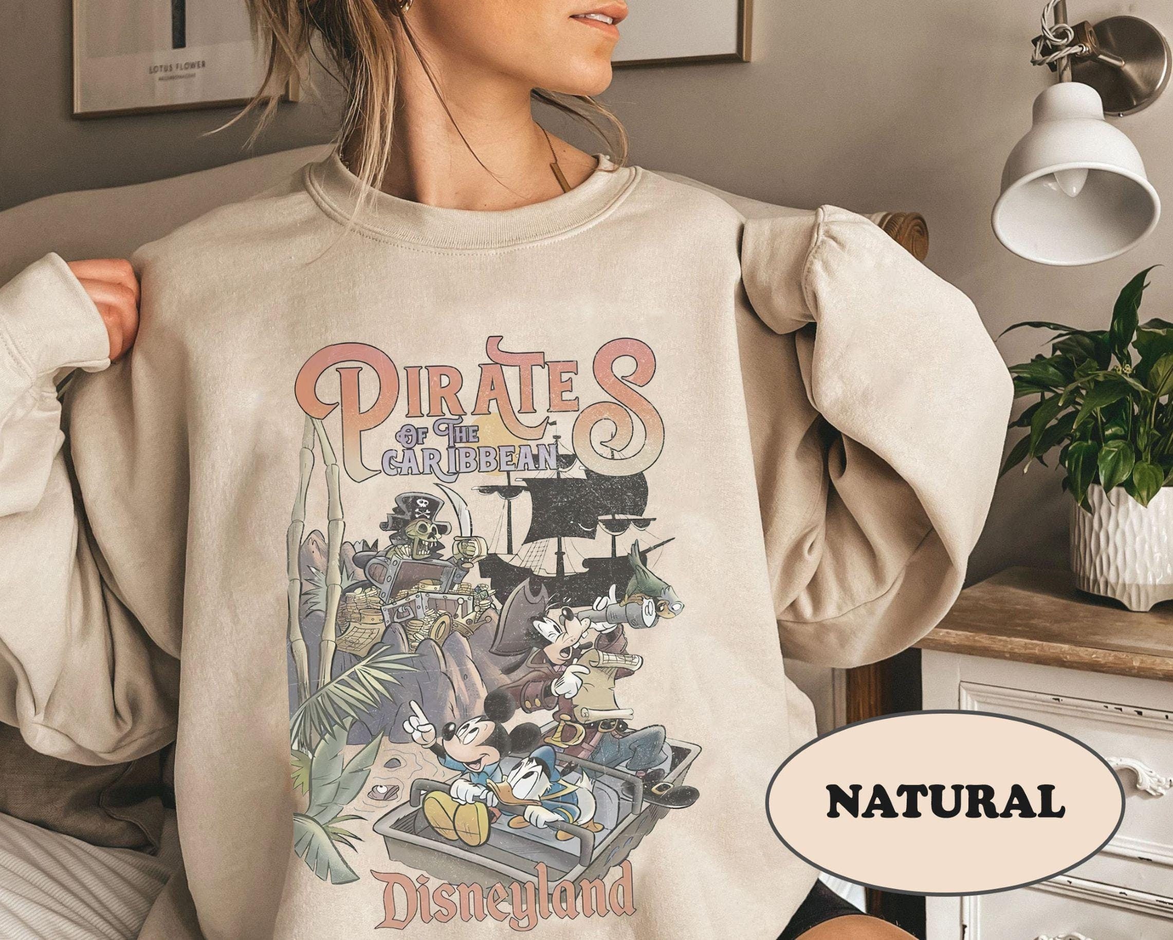 Pirates of the Caribbean Sweatshirt Disneyland - Etsy