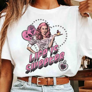 The Rise Of Red Life Is Sweeter Bridget Shirts, Red vs Chloe, Birthday Girl Trip, Disneyland Family Tee, Disney Descendants 4 Movie Shirt