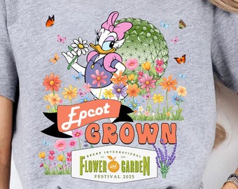 Vintage Mickey And Friends Epcot Flower And Garden Festival 2026 Shirt, Let The Magic Blossom Tshirt, Disneyland Family Vacation 2026