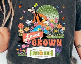 Vintage Mickey And Friends Epcot Flower And Garden Festival 2026 Shirt, Let The Magic Blossom Tshirt, Disneyland Family Vacation 2026