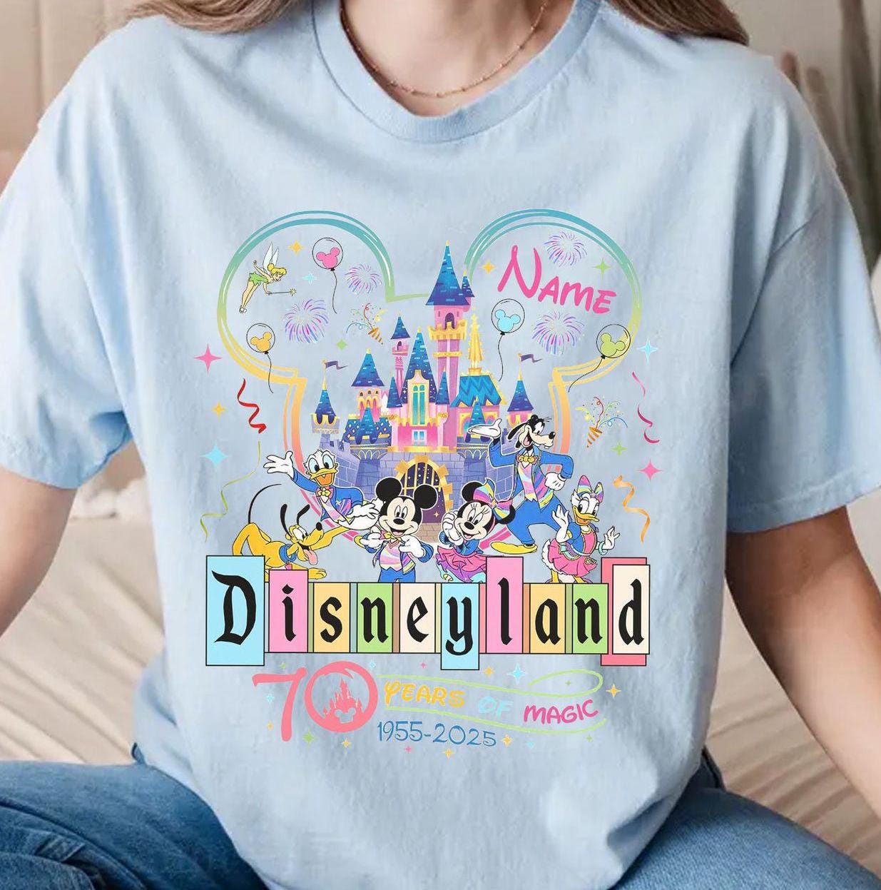 長袖Tシャツ ロゴ ディズニーランド　リゾート70TH 70周年 Spirit Jersey 長袖Tシャツ ロゴ DISNEYLAND RESORT 70TH