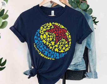 Camiseta con el logotipo de la bola de Disney Pixar, Monster Inc., Disneyland Resort Family, Pixar Fest Pals Playtime Party 2026, camiseta de Toy Story Land, Inside Out