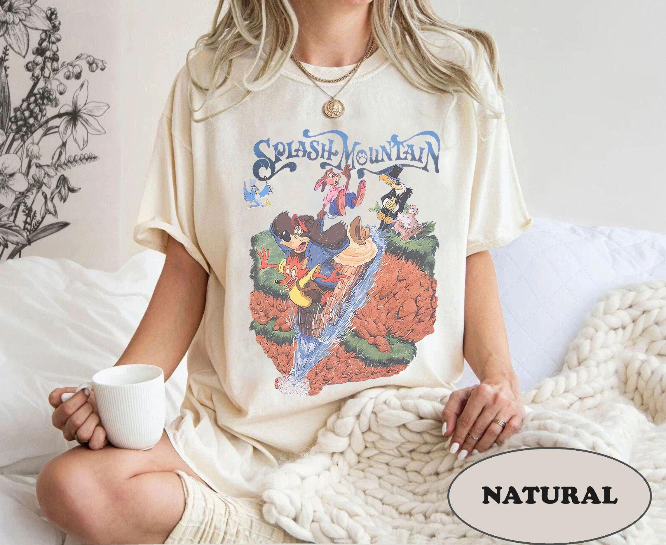 トップス dead stock splash mountain long T Vtg Disneyland splash