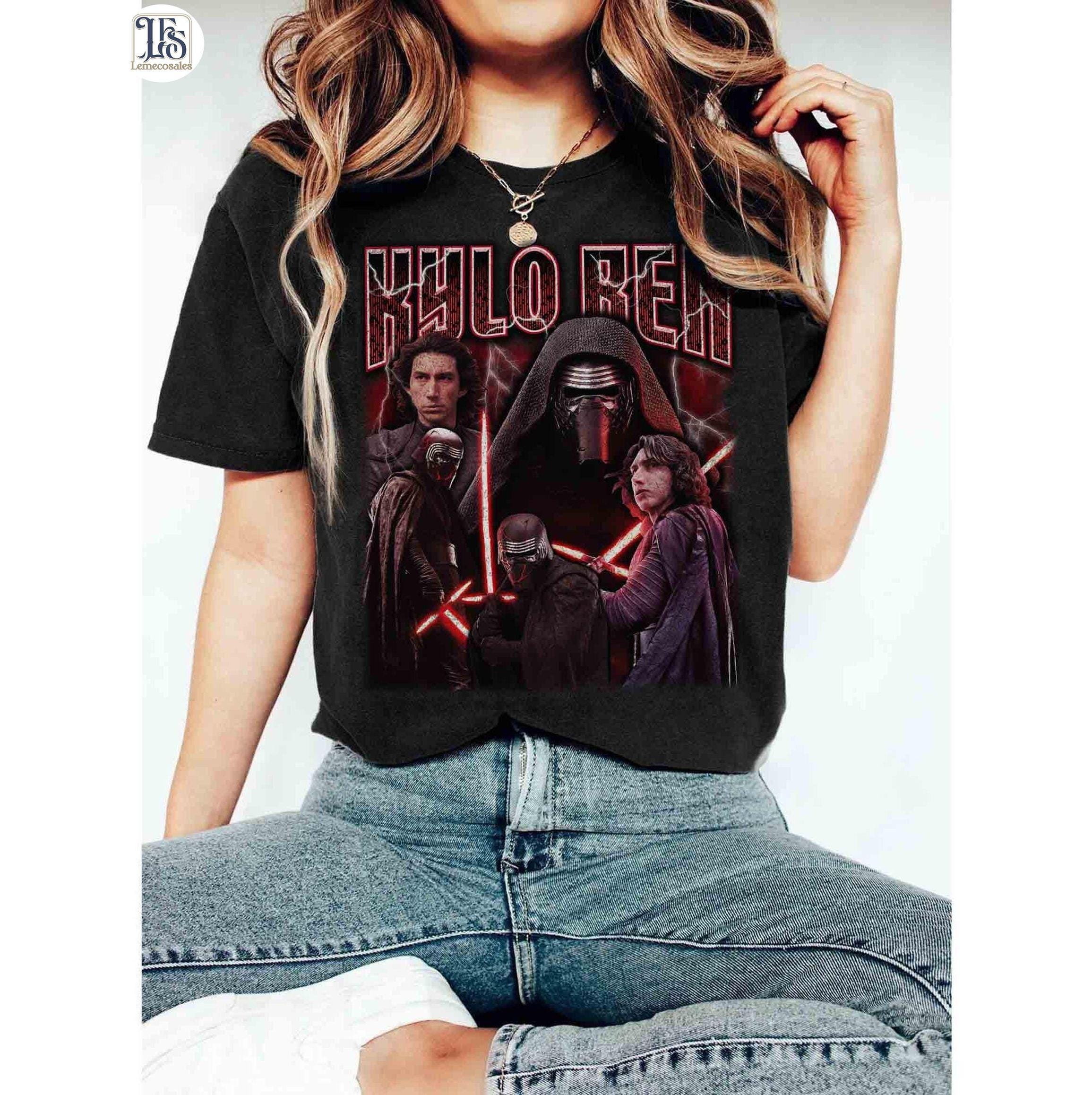 Star Wars Kylo Ren Japan Sumi-e Ink Wash Painting Style T-Shirt