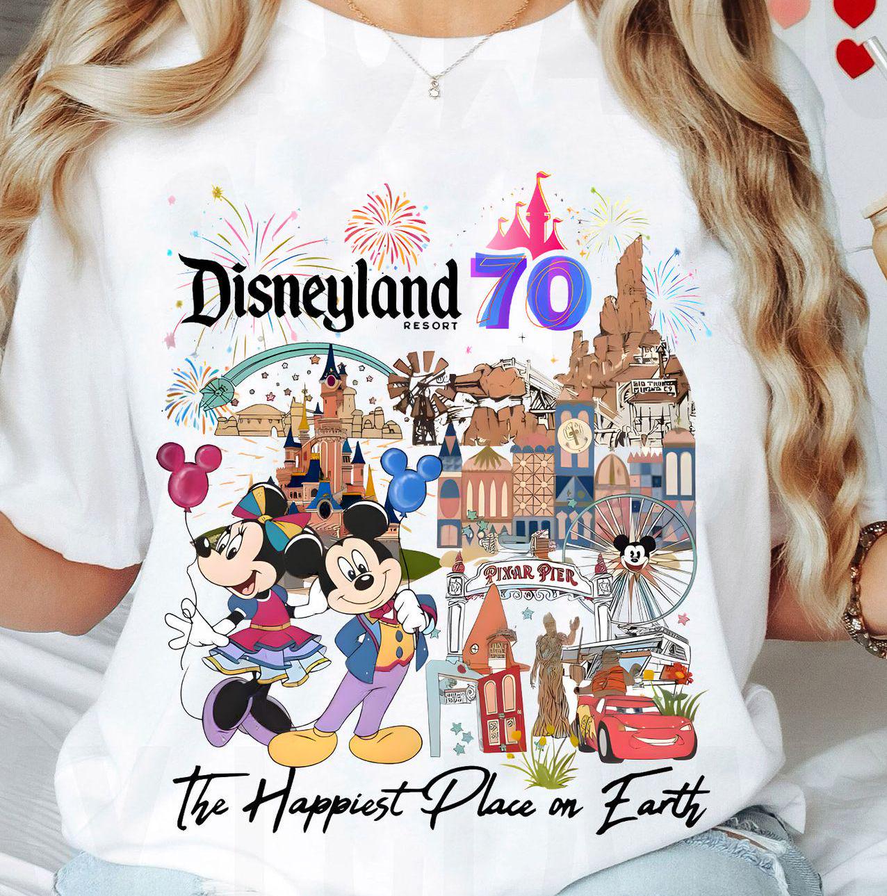 Disneyland 70th anniversary shirt - Etsy 日本