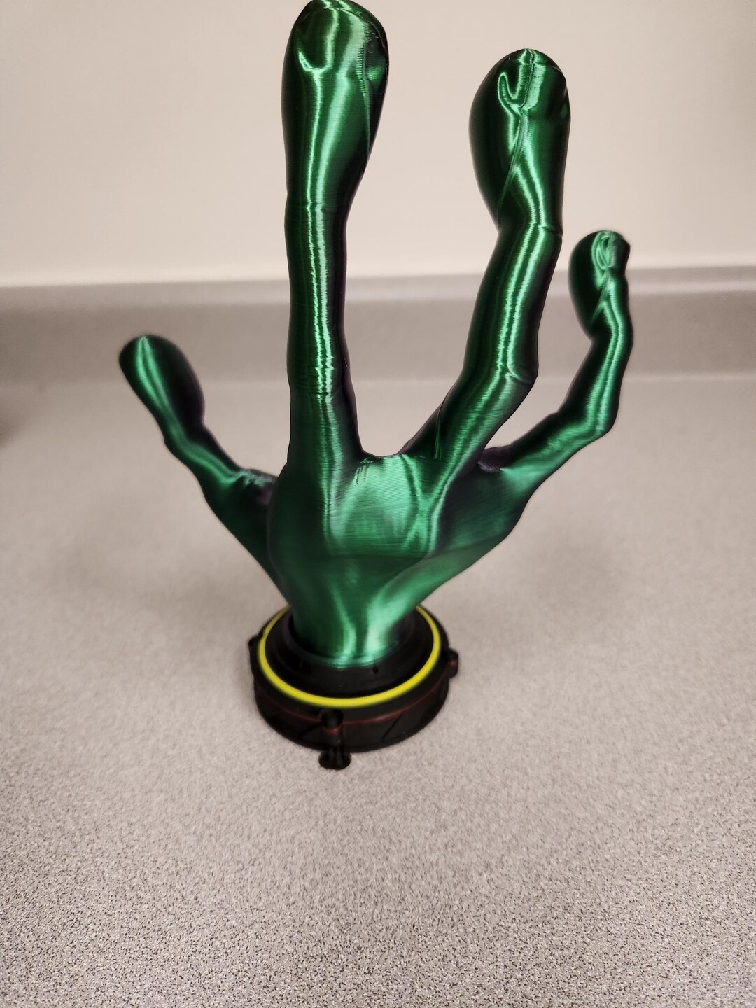 Color Changing Alien Hand Controller Holder. Silk Like Texture is ...