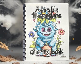 Whimsical Monster Coloring Book: Spooky & Sweet Art for All Ages