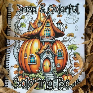 Autumn Coloring Book: Crisp & Colorful Fall Scenes