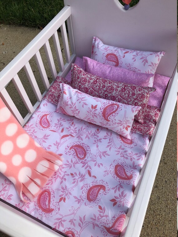Pottery Barn Lara I 7 Pc 18 Inch Doll Bedding And Mattress Etsy