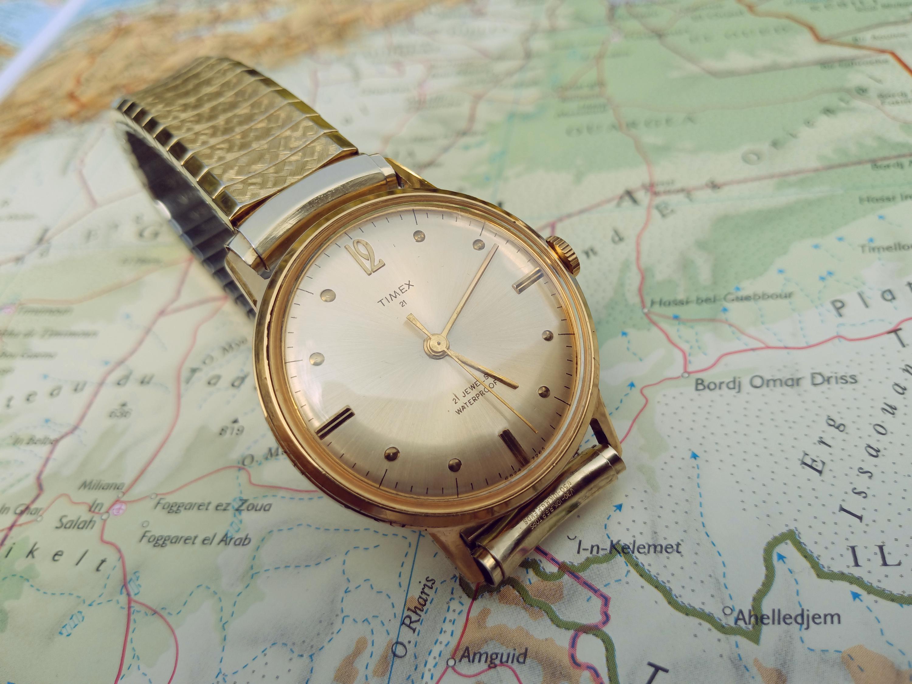 1965 Timex 21 Jewel Watch | Ref 6524 7265 | Gold-tone Manual 