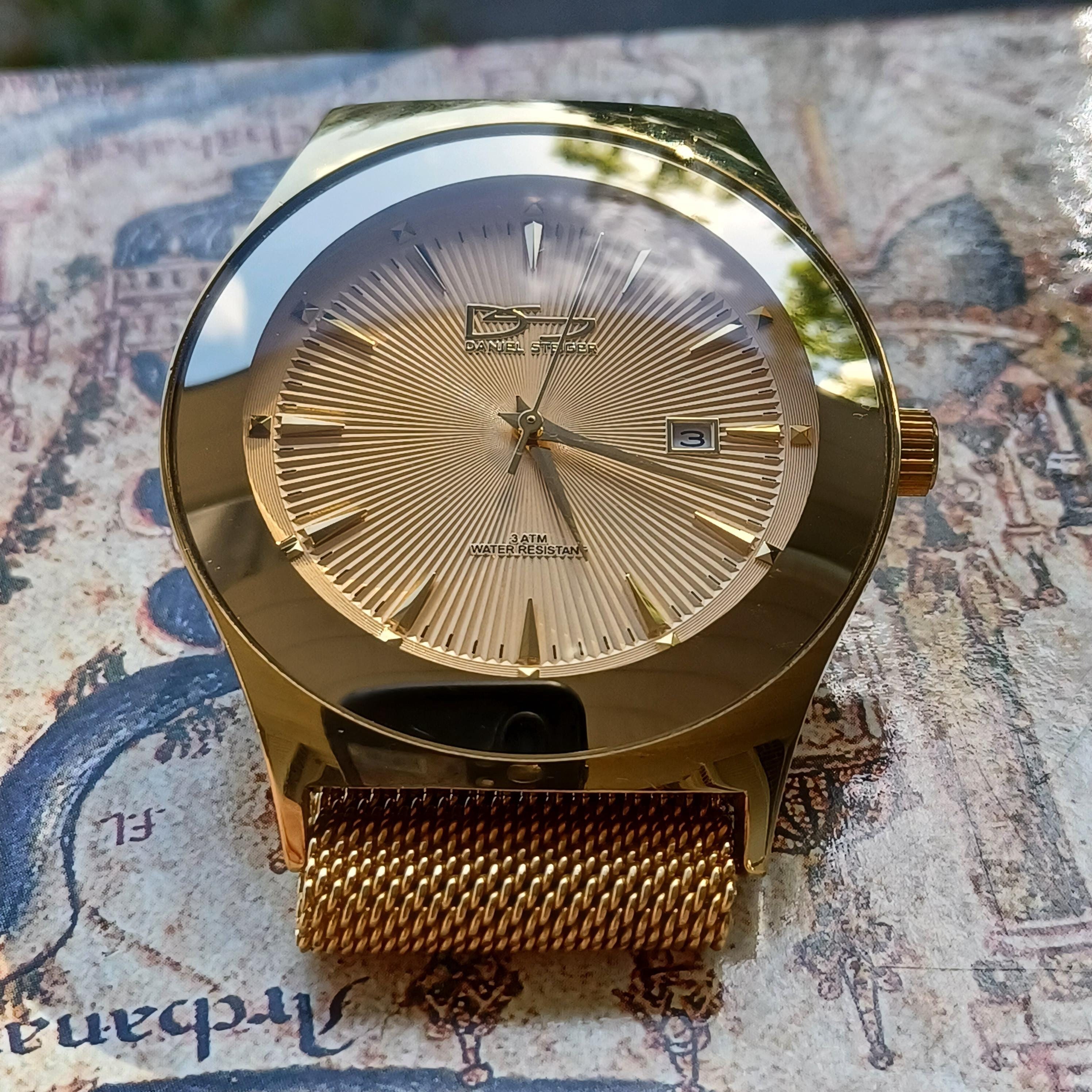 Innovative Daniel Steiger Gold horrid Watch