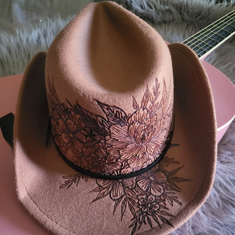 Branded Cowgirl Hat