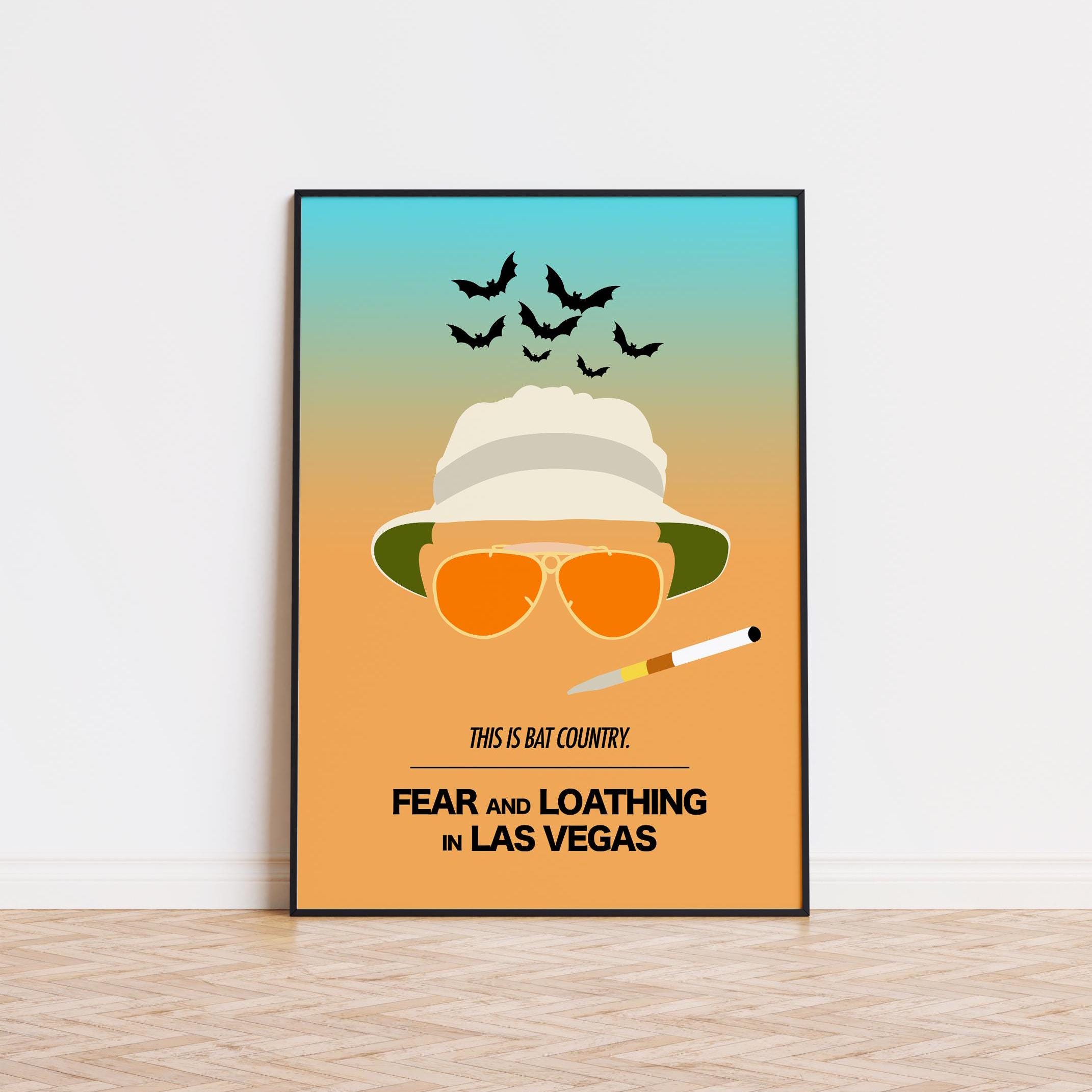Fear and Loathing in Las Vegas Poster, Minimalist Movie Print