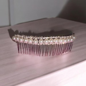 Perlen Strass Brautschleier Kamm : Brauthaarschmuck