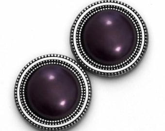 Pearl Purple Low Dome Magnebutton Set