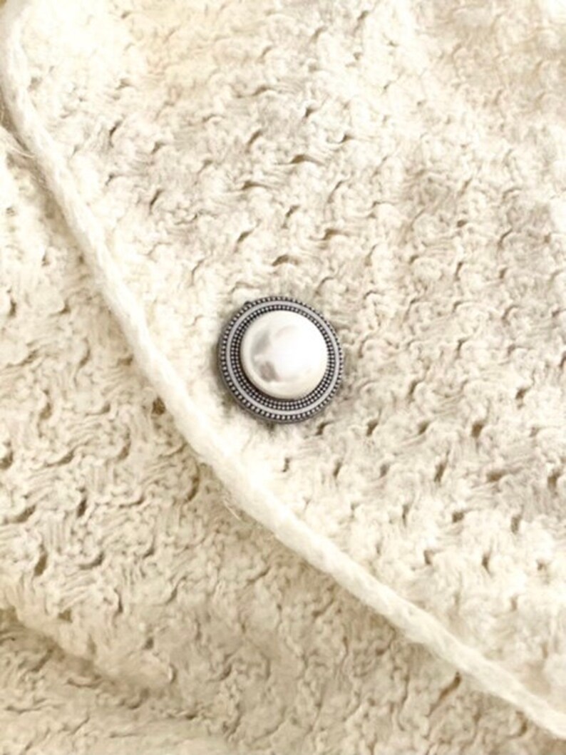 Sweater Pin Scarf Pin Magnet Rose Print - Etsy