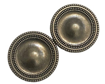 New PEWTER Antique Magnebutton