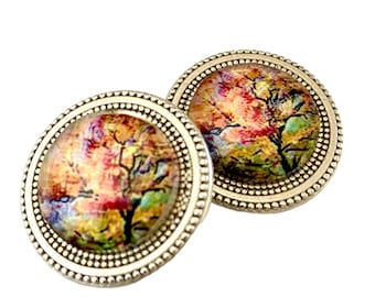 JULES TREE Print Magnebutton Set