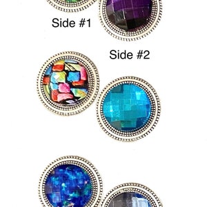Colorful/Crystals Mix Magnebutton Set