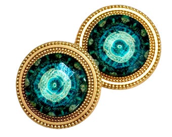 Aqua II Mandala Gold NEW Magnebutton Set