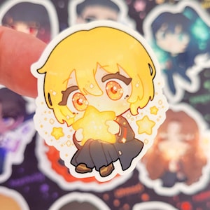 Limbus Company Star Stickers Yi Sang, Faust, Don Quixote, Ryoshu, Meursault, Hong Lu, Heathcliff, Ishmael, Rodion, Sinclair, Outis, Gregor