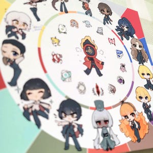 Limbus Company April Fools 2025 Print Yi Sang, Faust, Don Quixote, Ryoshu, Meursault, Hong Lu, Heathcliff, Ishmael, Rodion, Sinclair, Outis