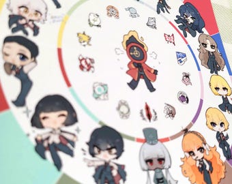 Limbus Company Día de los Inocentes 2025 Imprimir Yi Sang, Fausto, Don Quijote, Ryoshu, Meursault, Hong Lu, Heathcliff, Ismael, Rodion, Sinclair, Outis